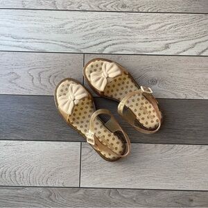 Mini Melissa Mar Sandals Princess Gold